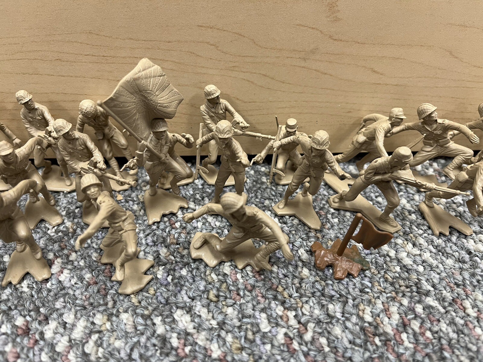 * VINTAGE MARX TOYS IWO JIMA 54MM WW2 IMPERIAL JAPANESE ARMY LOT OF 48 *BC eBay