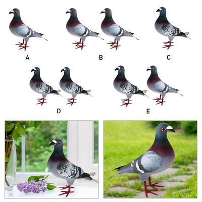 Simulationsschaumtaubenmodell realistische Vogelfiguren Kunstschaum Vogel Mini