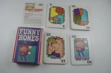 Vintage Funny Bones Card Game Parker Brothers 1968  Instructions