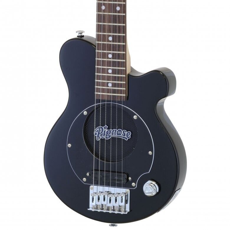 Pignose PGG-200 BK Mini Electric Guitar Black Built-in Amplifier w 