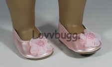 Sweet Flower Flats Pink for American Girl 18" Doll Shoes FREESHIP ADD-ONS LovvU 