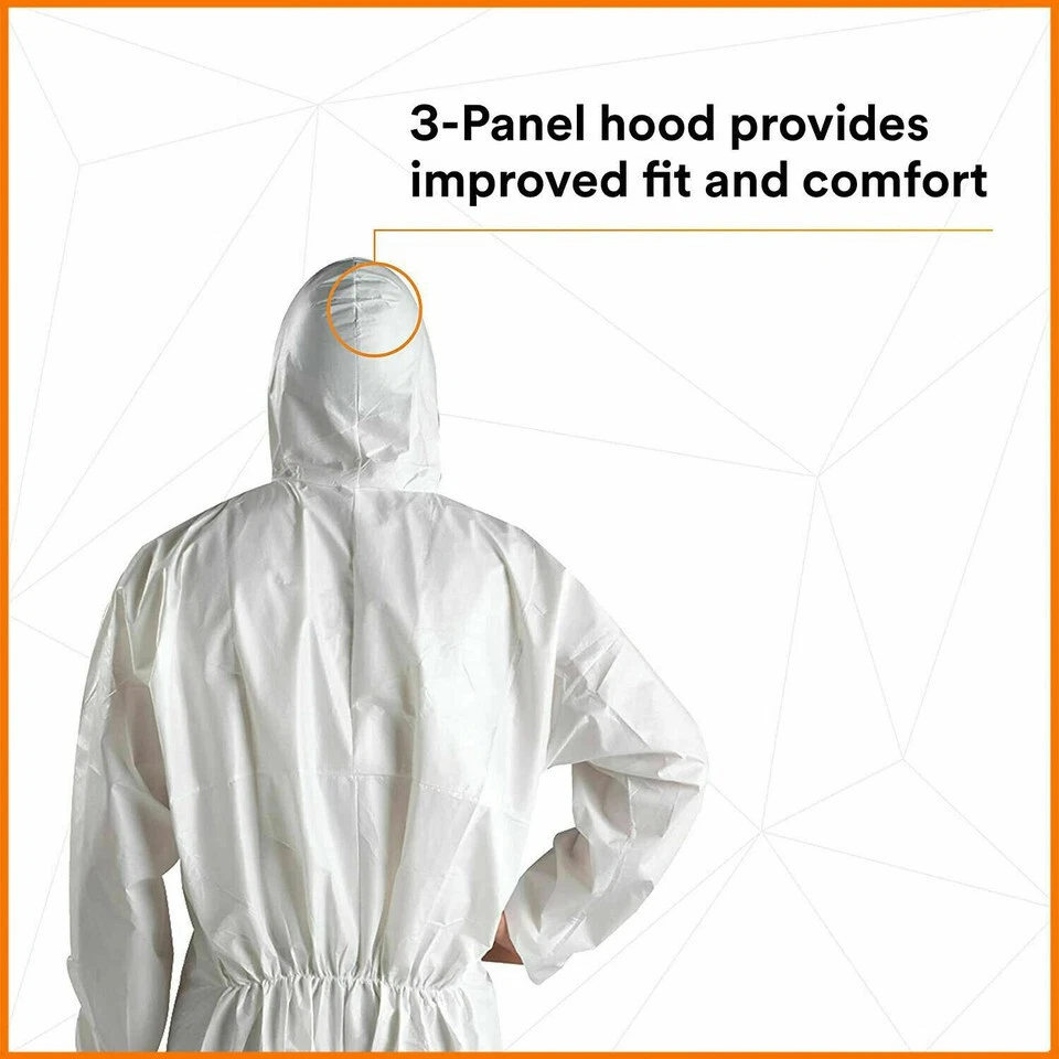 Mono Desechable Capucha Blanca Papel Traje Pintores Mono Protector Traje Reino Unido