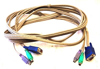 AWM E101344 STYLE 2919 12 FOOT SPACE SHUTTLE COMPUTER CABLE CSA LL80671