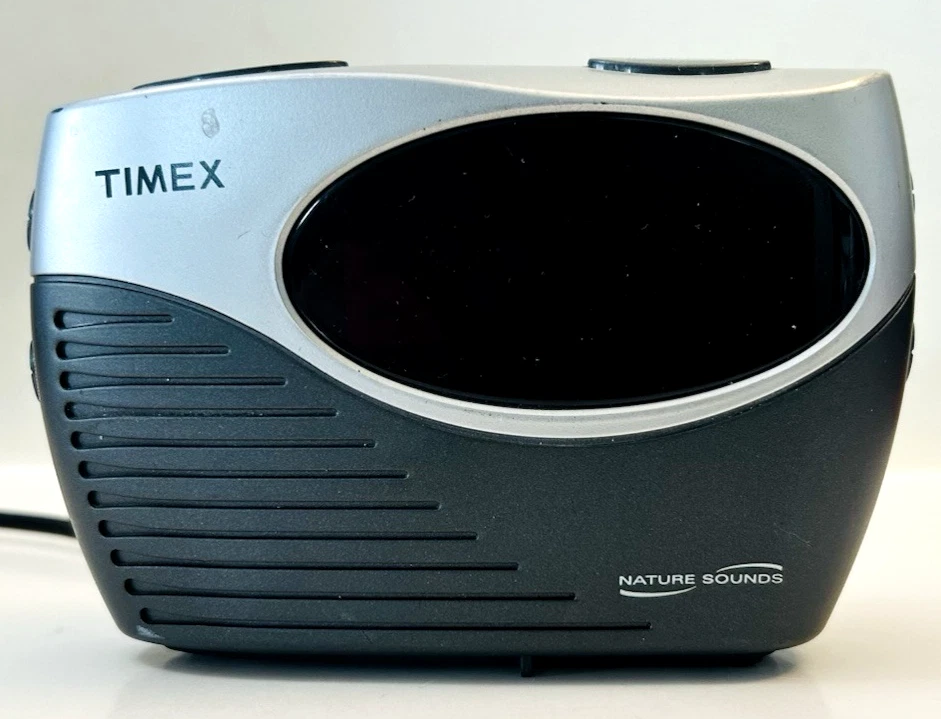 Timex T-130S Nature Sounds Alarm Clock Vintage Gray Digital - Image 2 of 4
