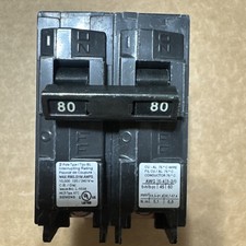 Siemens B280 Circuit Breaker 80 Amp 240 Volt 2 Pole Bolt On Type BL -WARRANTY