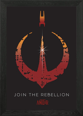 Andor Join The Rebellion Framed Wall Art Poster Canvas Print Picture