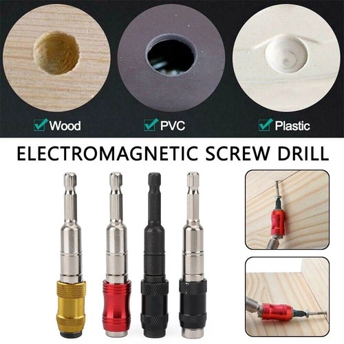 1/4“ Hex Shank Pivoting Magnetic Screw Drill Tip Quick-Change Locking ...