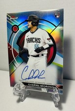 2023 Topps Finest Gabriel Moreno Autograph Rookie **SEE VIDEO** AZ Diamondbacks
