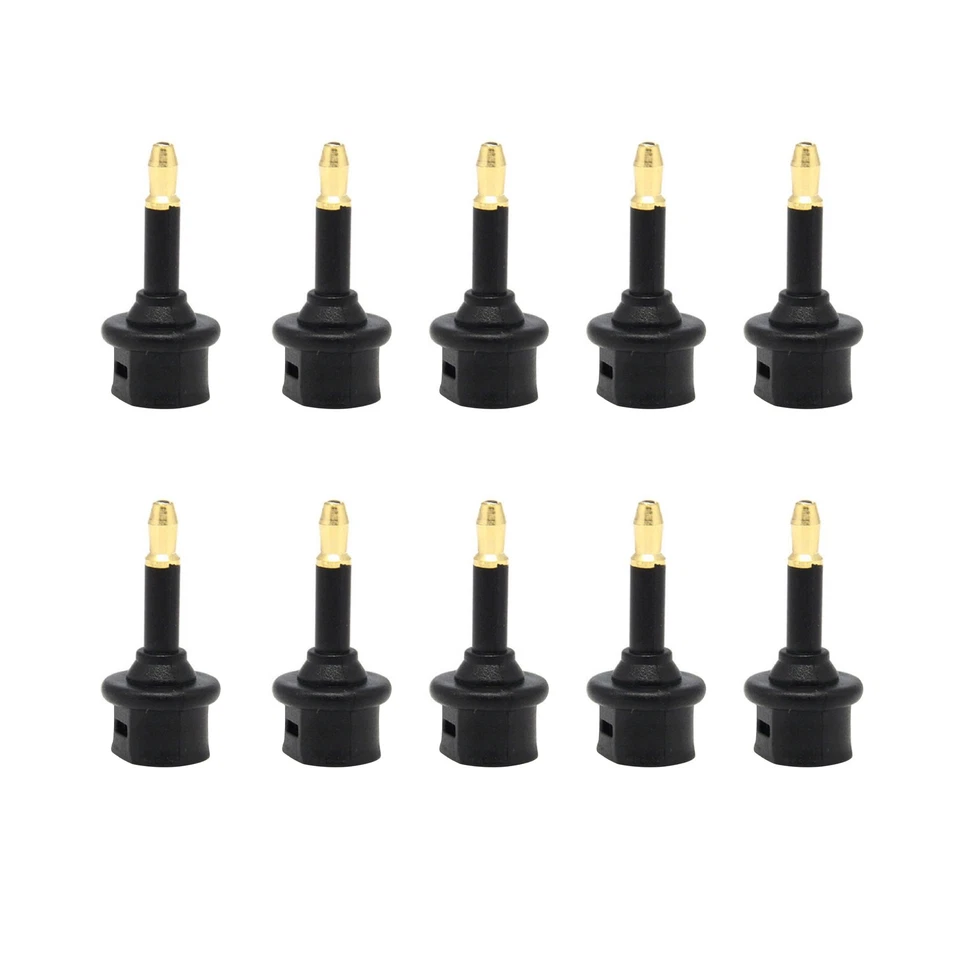10PCS 3.5mini male to TOSLINK female Audio Fiber Optical Head Toslink Adapter B - Image 3 of 4