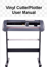 SK-870T 34" Large Format Cricut Vinyl Decal Cutting Machine 2-Line Display