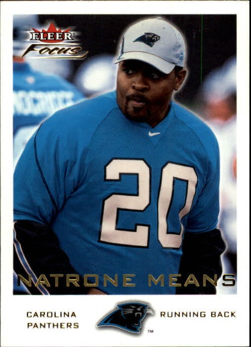2000 Fleer Focus #198 Natrone Means - FB