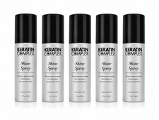 Keratin Complex Shine Spray 5 Pack 3 fl oz 89ml Hair Finishing Shine Spray