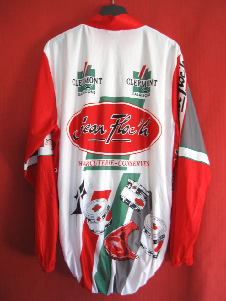 Maillot cycliste Coupe Vent Equipe pro Jean Floc'h Mantes Bernard Hinault 2 / S - Photo 2/4