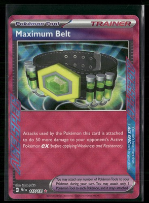 #ad Maximum Belt 154 162 Holo ACE SPEC Rare SV05: Temporal Forces NM $1.70