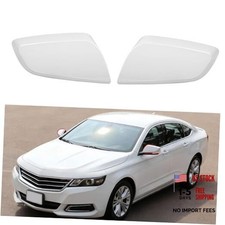 Compatible with Chevy IMPALA Mirror Cover Replacement 2014-2020,10th Gen White