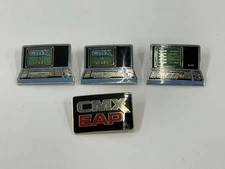 CMX Computer Keyboard Pin Lot Of 4 - 15 Year, EAP, CBS Memorex Experimental
