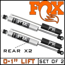 Fox 2.0 Remote Reservoir Rear Shocks Pair Fits 2007-2021 Toyota Tundra 0-1 Lift