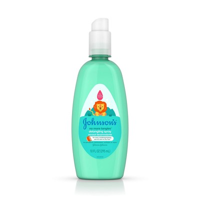 Johnson's Buddies No More Tangles Detangler Spray 10 Oz for Kids Hair Care