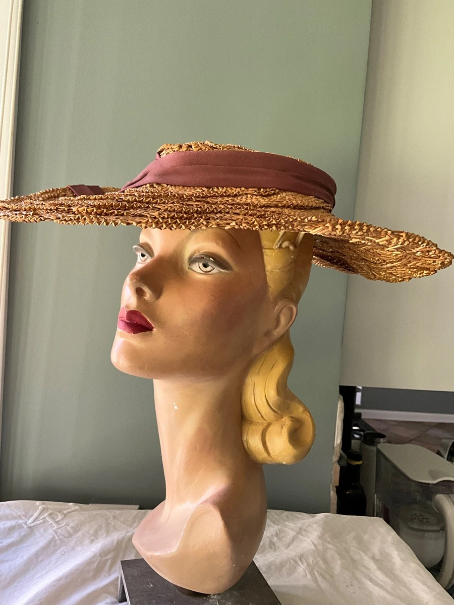 Wide Brim 1940s Vintage Hats for Women for sale | eBay display picture 1