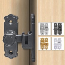 Aluminum Alloy Sliding Bolt Latch for Barn Doors with Dual Mounting Flexibility