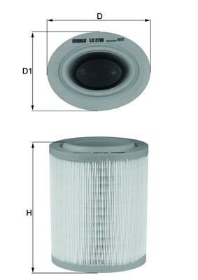 Knecht LX 2790 Luftfilter For Alfa Romeo-image