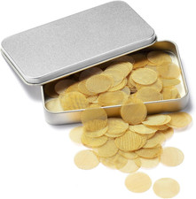 200Pcs 1 Inch Brass Pipe Screens, 1 Inch Brass Pipe Screen with Storage Box