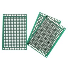 3Pcs Breadboard Solderable Board 60mm x 40mm Green Circuit PCB Board