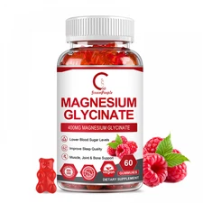Magnesium Glycinate Gummies Plus Coenzyme Q10 for Sleep Mood Muscle Support
