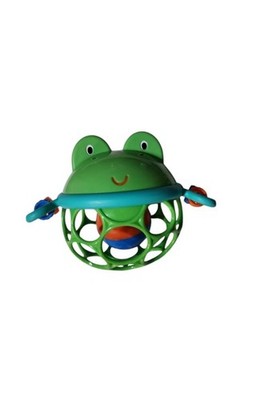 Oball Go Grippers Green Frog Baby Child Toy Ball Rattle