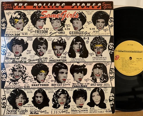 The Rolling Stones Some Girls Vinyl LP COC 39108 Uncensored Cover Miss You