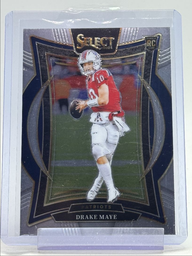 DRAKE MAYE 2024 SELECT FOOTBALL CONCOURSE ROOKIE PATRIOTS #27 RC Q6177