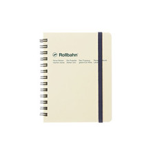 Delfonics Rollbahn Spiral Classic Notebooks: 4-1/2 in. x 5-1/2 in. Cream  pock