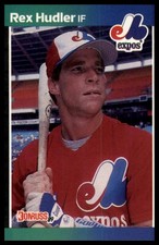 1989 Donruss Rex Hudler 452 Montreal Expos NM