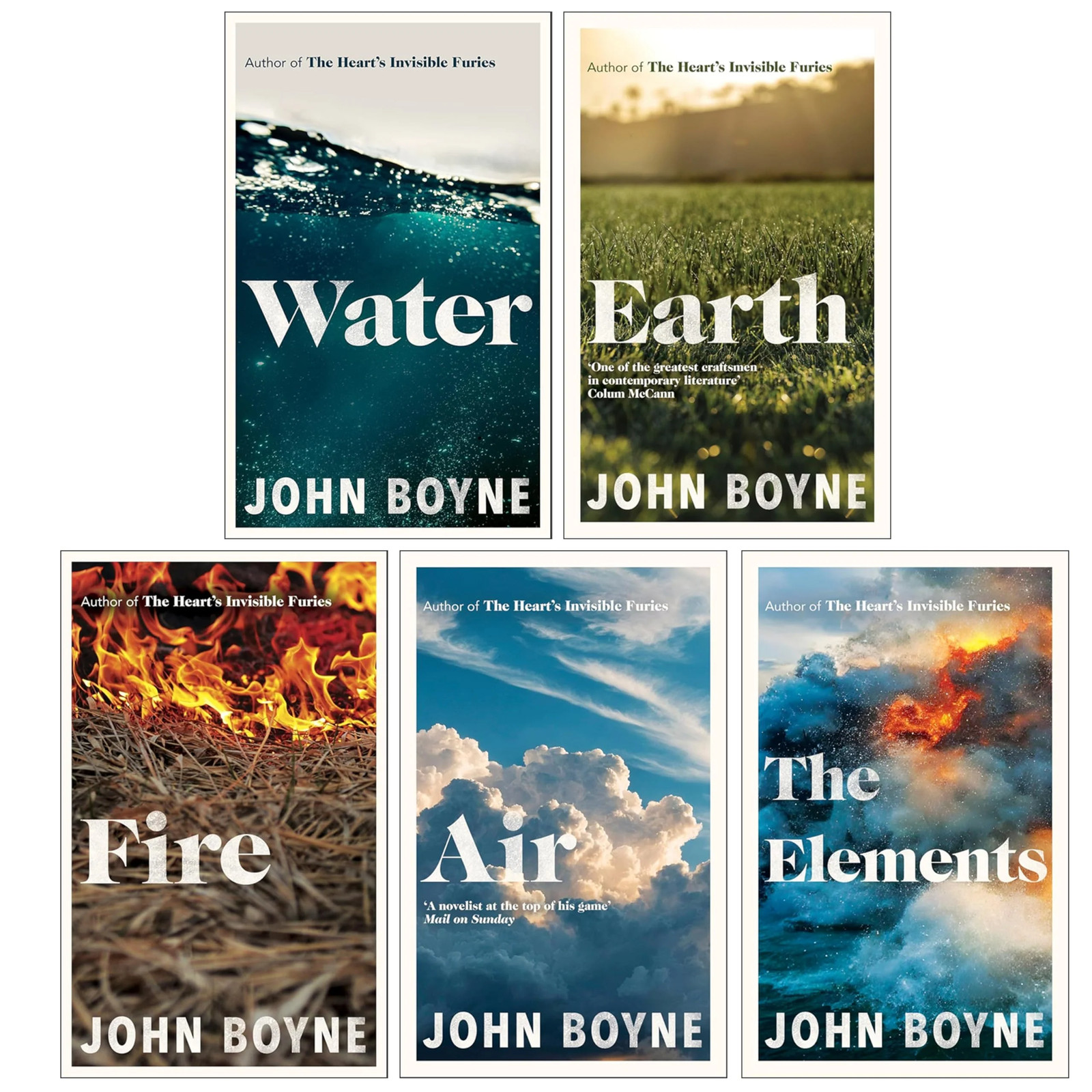John Boyne Collection 5 Books Set (Water, Earth, Fire, Air and The  | John Boyne