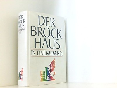 Der Brockhaus in einem Band Schwachulla Wolfram - Henning Wolf, Karl: