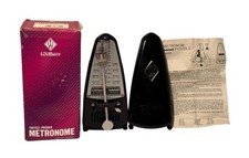 Wittner Taktell Piccolo Metronome No. 836 Black w/Box  Manual Made In Germany