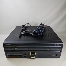 Pioneer CLD-A100 Laser Active LD Player with PAC S10 SEGA Remote CPD-S-1 Tested