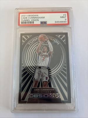 2021  Panini Obsidian - Tunnel Vision Cade Cunningham 02/99 (RC) # match  ~1/1