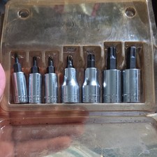Craftsman Torx Bit Socket Set T15 T20 T25 T30 T40 T45 T50 Mpn G 42661-42667 Craftsman Torx Bit Socket Set T15 T20 T25 T30 T40 T45 T50 Mpn G 42661-42667