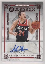 2019-20 Panini Chronicles Apprentice Signatures Red Garrison Mathews Auto 0nm7