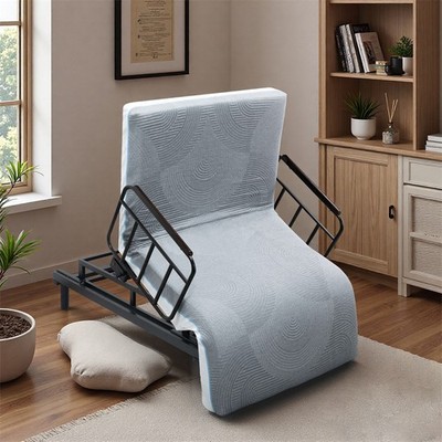 Electric Lift Bed for Seniors with OneTouch Backrest Lift & Wired Remote Control