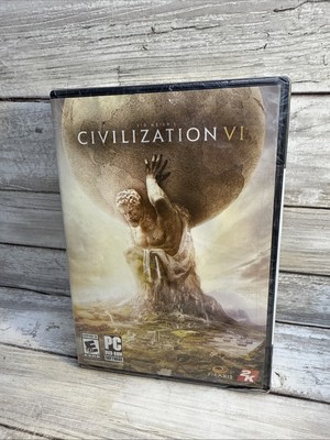 Sid Meier's Civilization VI (PC, 2016) NEW Sealed Build. Conquer. Inspire.