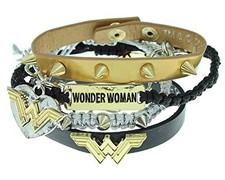 Bioworld DC Comics Wonder Woman Arm Party 5 Piece Bracelet Set