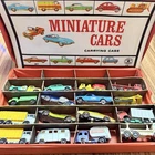 Vintage Mattel Miniature Cars Case w/ Matchbox Lesney Hot Wheels Tootsie Lot