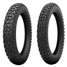 TS 125 R Tyre Pairs 2.75 & 4.10 Kenda Dual Sport K270 Suzuki TS 125 R 1990