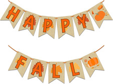 Fall Decorations for Home,Happy Fall Banner,Thanksgiving Party Decoration