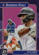 2021 Donruss Optic Kyle Lewis #13 Pink Seattle Mariners 4K