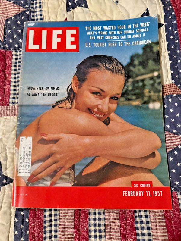 LIFE MAGAZINE FEBRUARY 11 1957 MIDWINTER SUMMER JAMAICAN RESORT CARIBBEAN