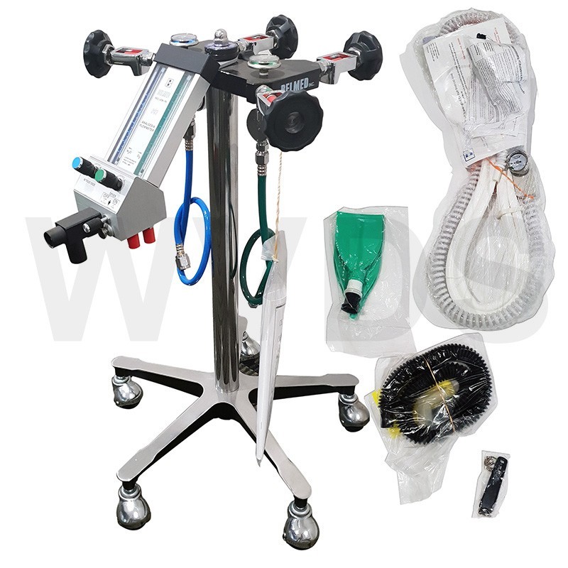 Brand New Belmed Nitrous Flowmeter 4 Tank Yoke Mobile w Scavenger F300