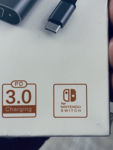 4K USB-C TO HUB PD + HDMI + VGA + USB + AUDIO. 5 -1 Adapter For Nintendo Switch - Picture 2 of 3